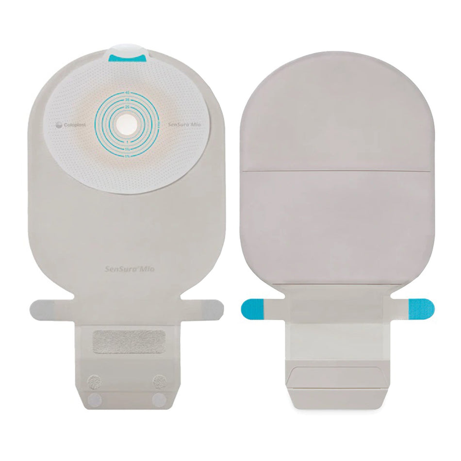 SenSura Mio Flat Maxi Drainable Ostomy Pouch, Opaque, 35 mm.-"Ostomy Pouch SenSura Mio One-Piece System 11 Inch Length, Maxi Flat, Pre-Cut 1-3/8 Inch Stoma Drainable"