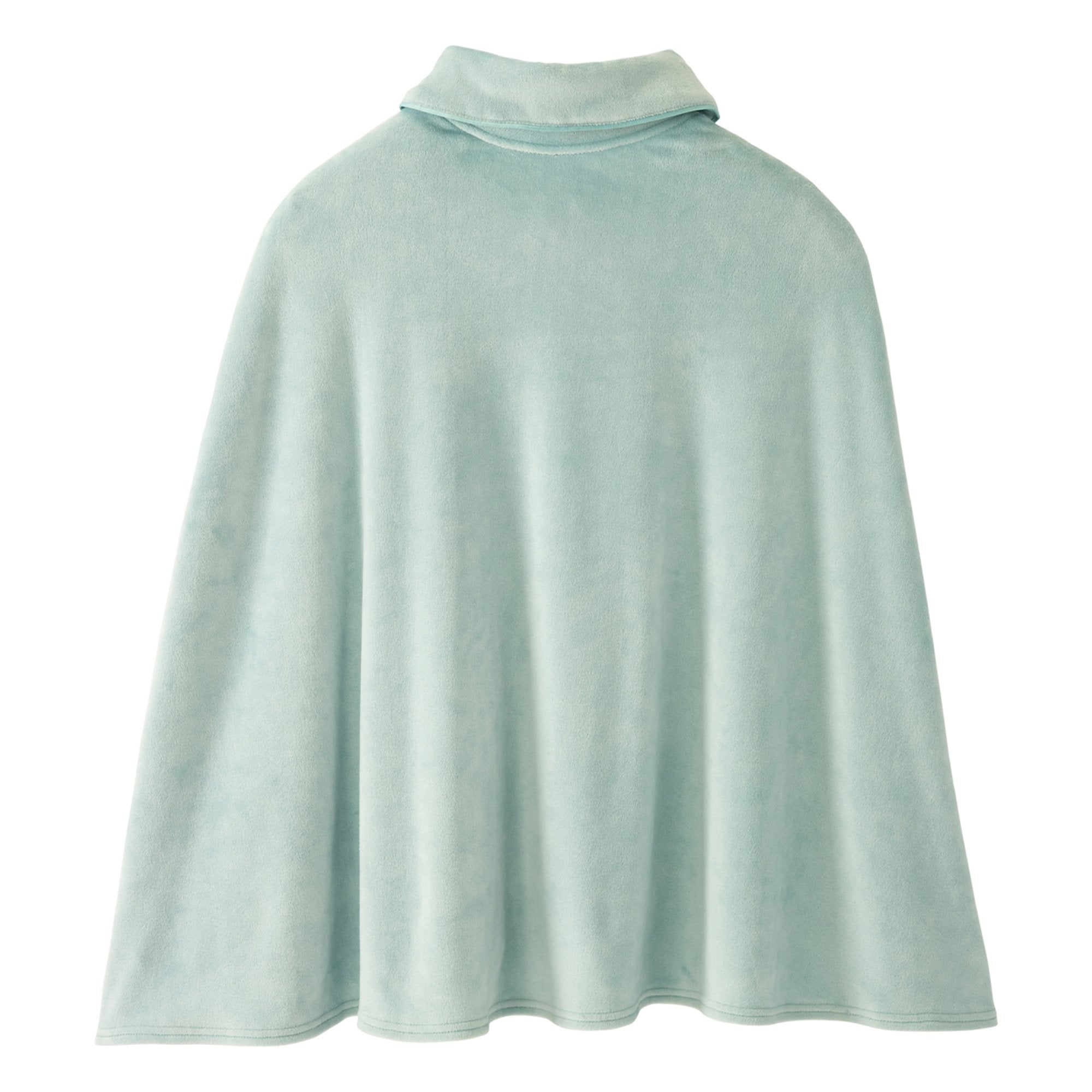 Bed Jacket Cape Silverts® Tranquil Sage One Size Fits Most Front Opening Button Closure Female