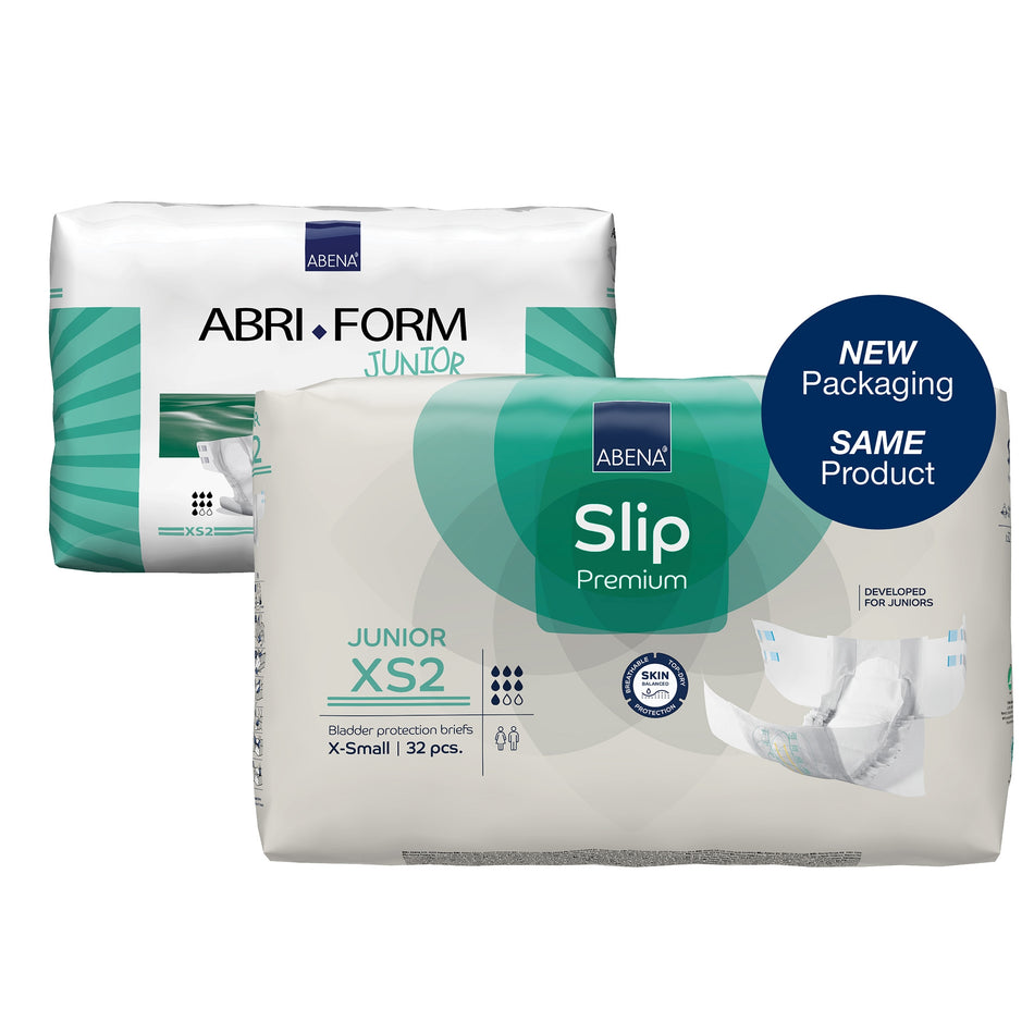 Abri-Form Junior XS2 Incontinence Brief, Extra Small-Unisex Youth Incontinence Brief Abri-Form Junior XS2 X-Small Disposable Heavy Absorbency