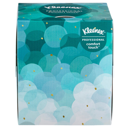 Kleenex Facial Tissue, 2-Ply, Cube Container, Boutique White, 8-2/5" X 8-2/5"-Kleenex Boutique Facial Tissue White 8-2/5 X 8-2/5 Inch 95 Count