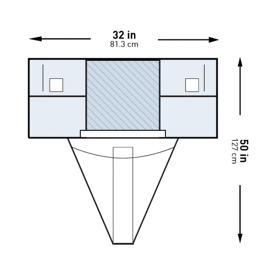 McKesson Sterile Under Buttocks Drape, 32 x 50 Inch-Obstetrics / Gynecology Drape McKesson Under Buttocks Drape 32 W X 50 L Inch Sterile