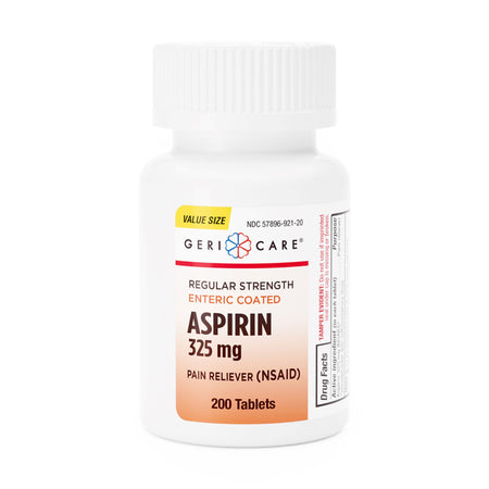 Geri-Care Aspirin Pain Relief-Pain Relief Geri-Care 325 mg Strength Aspirin Tablet 200 per Bottle