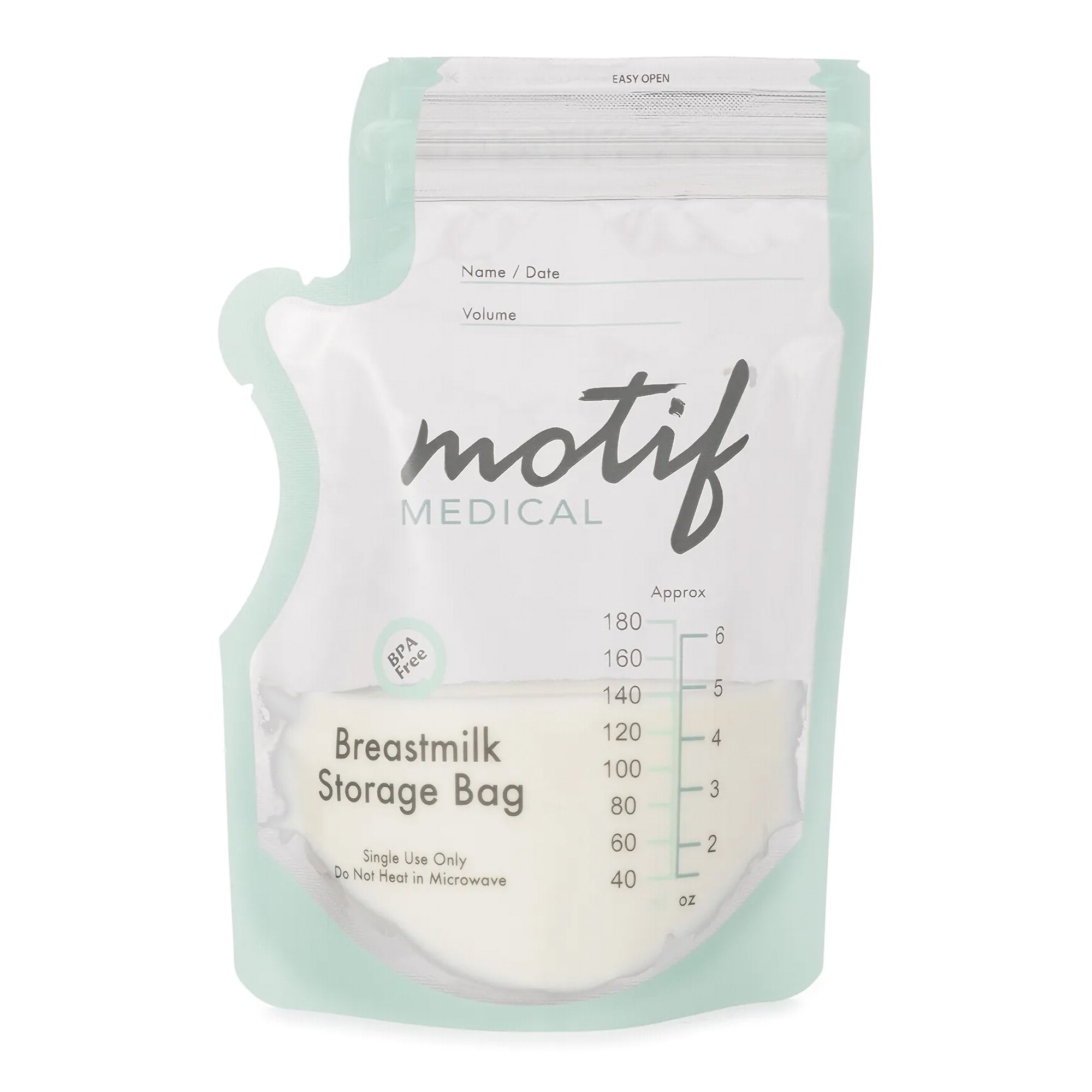 Motif Breast Milk Storage Bag, 8-ounce capacity-Breast Milk Storage Bag Motif Medical 8 oz. Plastic