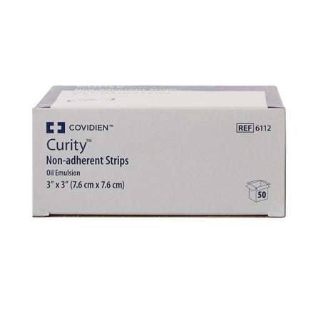 Curity Oil Emulsion Impregnated Dressing, 3 x 3 Inch-Oil Emulsion Impregnated Dressing Curity Square 3 X 3 Inch Sterile