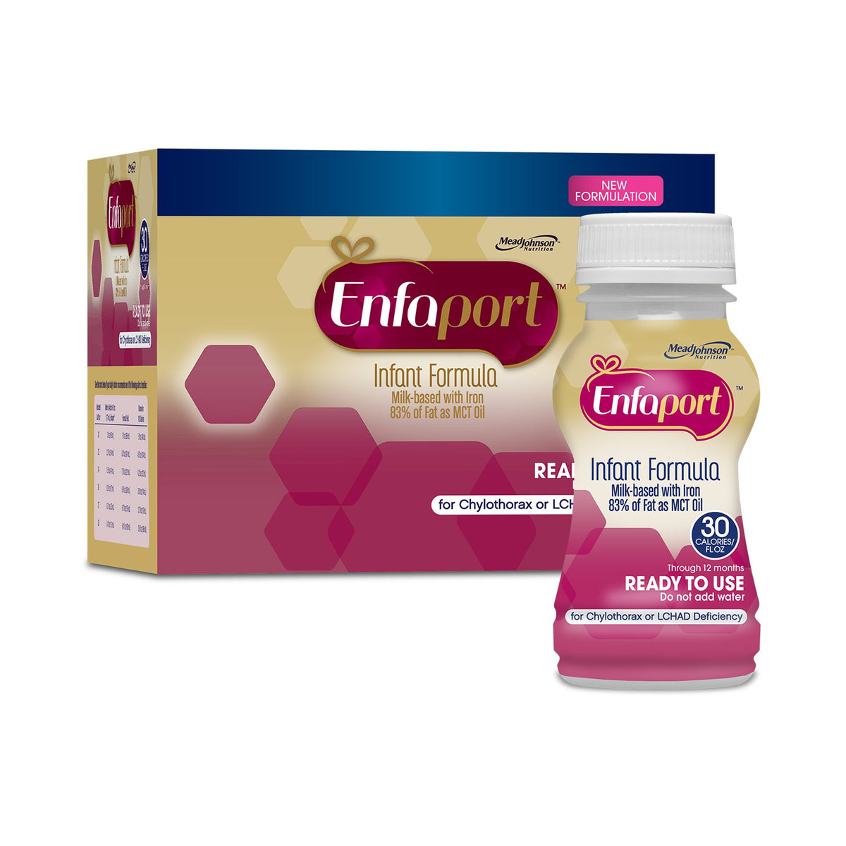 Enfaport™ Infant Formula, 6-ounce bottle - Nutritionals and Feeding Supplies>Nutritionals>Infant & Pediatric Formulas - Me...