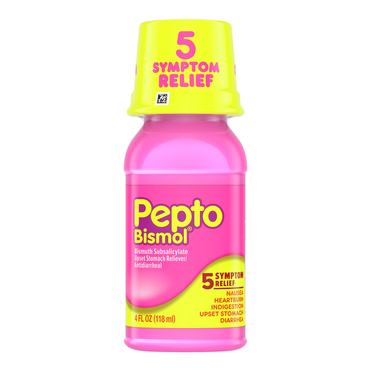 Pepto Bismol Bismuth Subsalicylate Liquid-Anti-Diarrheal Pepto Bismol 262 mg Strength Liquid 4 oz.