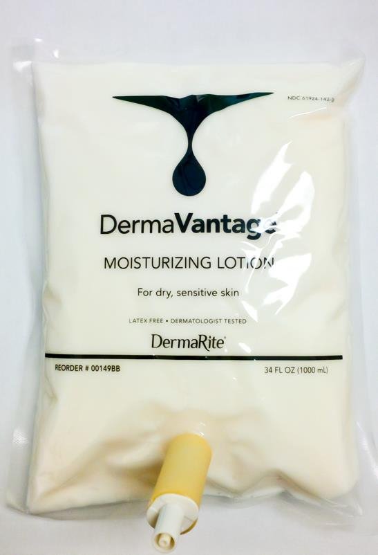 Hand and Body Moisturizer DermaVantage® 1,000 mL Dispenser Refill Bag Scented Lotion