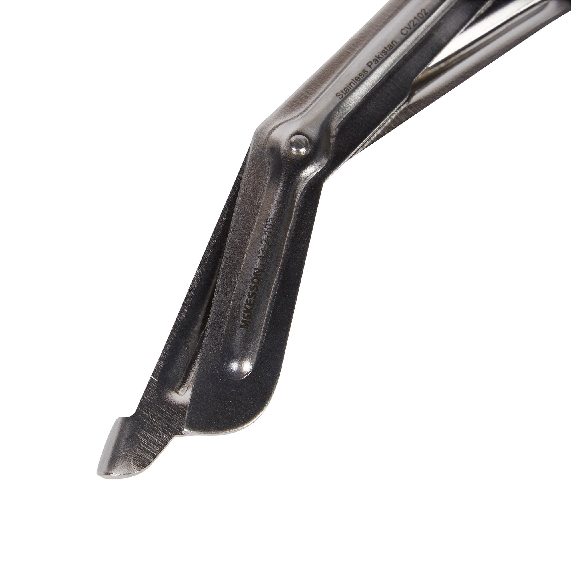 McKesson Utility Scissors-Utility Scissors McKesson 7-1/2 Inch Length Office Grade Stainless Steel Finger Ring Handle