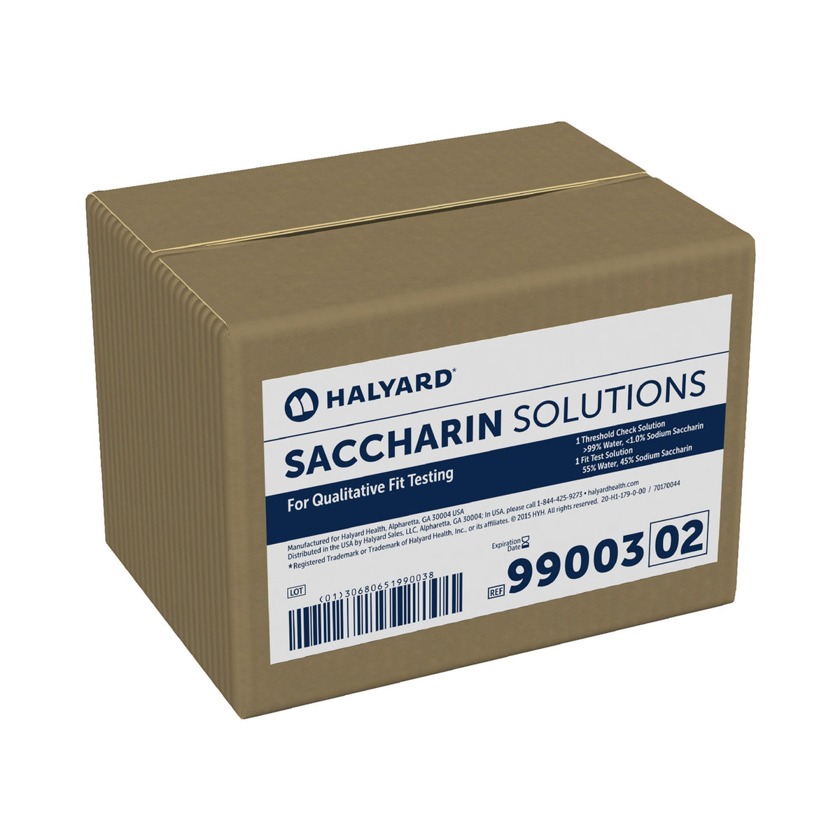 Halyard Fit Test Solutions Kit, Saccharin-"Fit Test Solutions Kit, Saccharin"