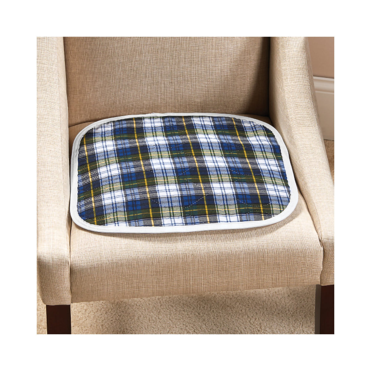 CareFor Underpad, 18 x 18 Inch-Reusable Underpad CareFor 18 X 18 Inch Three Layer Light Absorbency