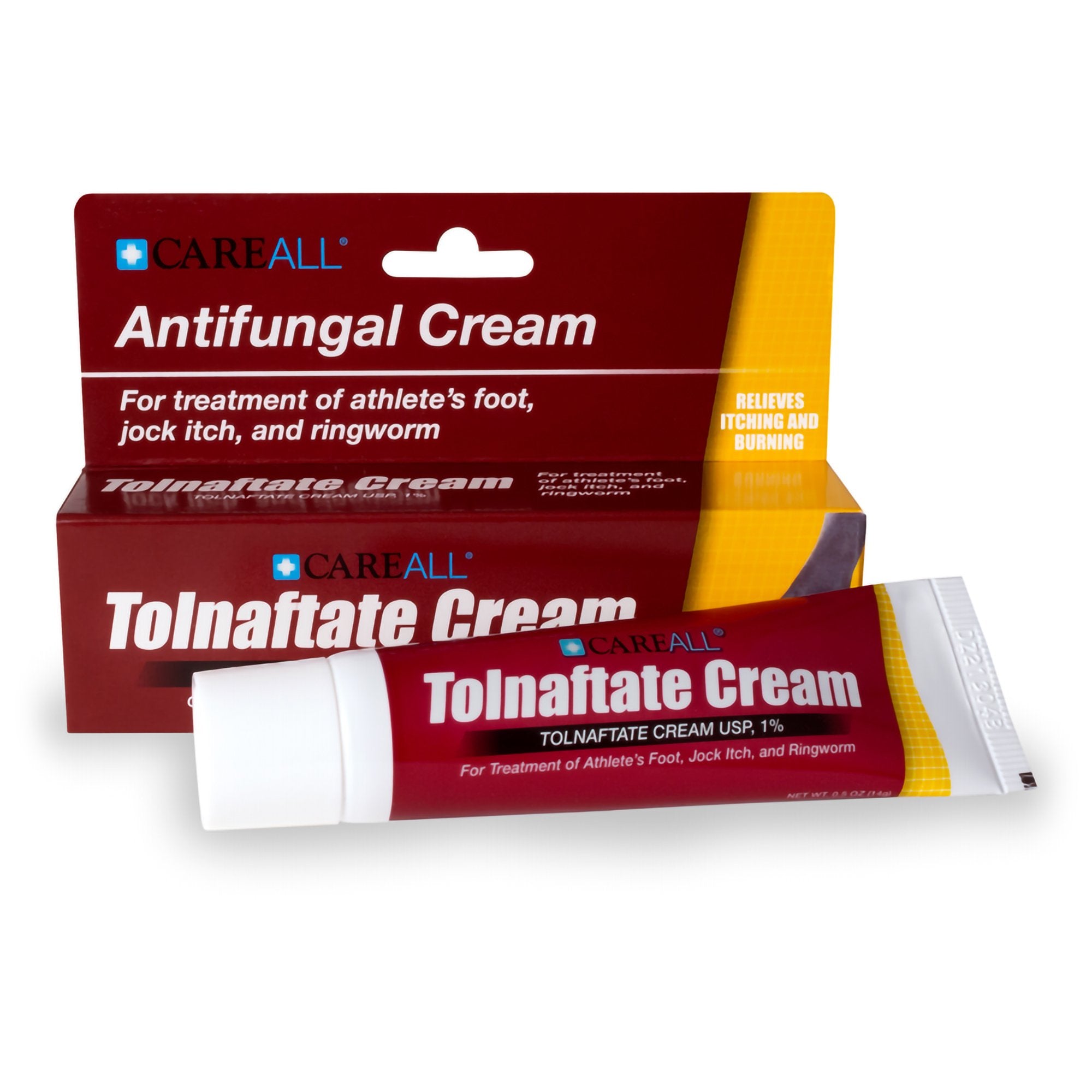 CareALL Tolnaftate Antifungal-Antifungal CareALL 1% Strength Cream 0.5 oz. Tube