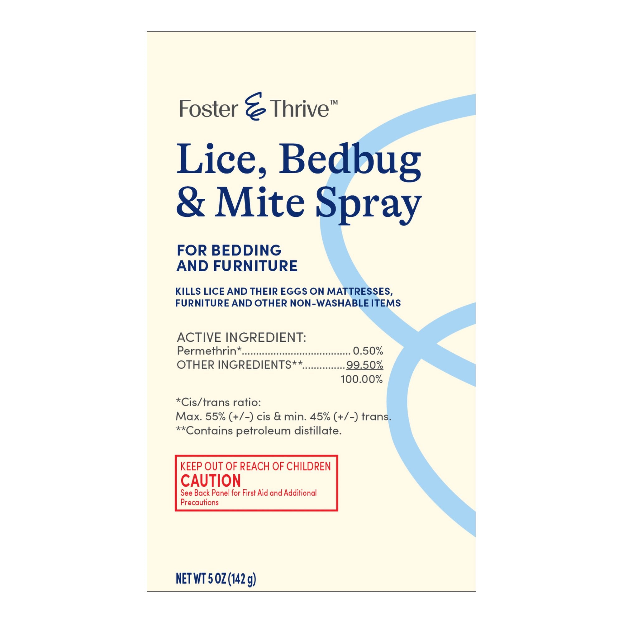 Foster & Thrive™ Lice, Bedbug, and Mite Furniture Spray, 5-ounce aerosol spray - Housekeeping>Cleaners and Disinfectants -...