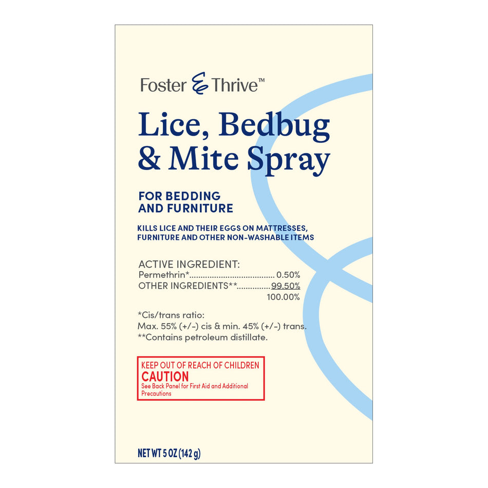Foster & Thrive™ Lice, Bedbug, and Mite Furniture Spray, 5-ounce aerosol spray - Housekeeping>Cleaners and Disinfectants -...