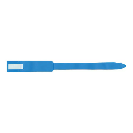 Soft-Lock Identification Band, 11 Inch, Blue-Identification Wristband Soft-Lock Write On Band Adhesive Closure Without Legend