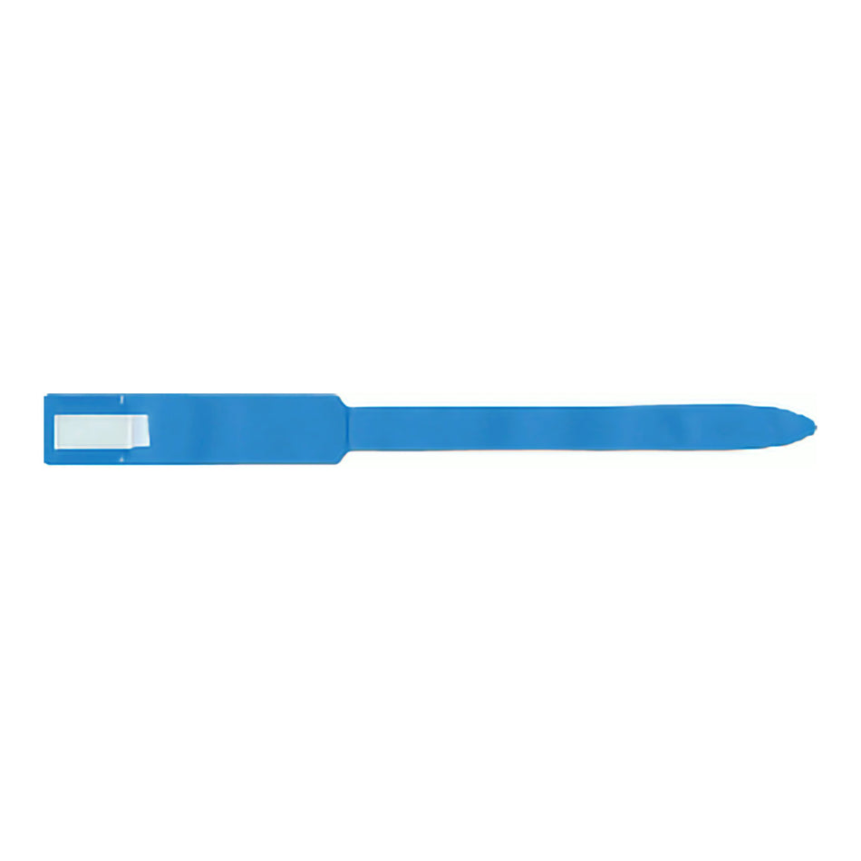 Soft-Lock Identification Band, 11 Inch, Blue-Identification Wristband Soft-Lock Write On Band Adhesive Closure Without Legend