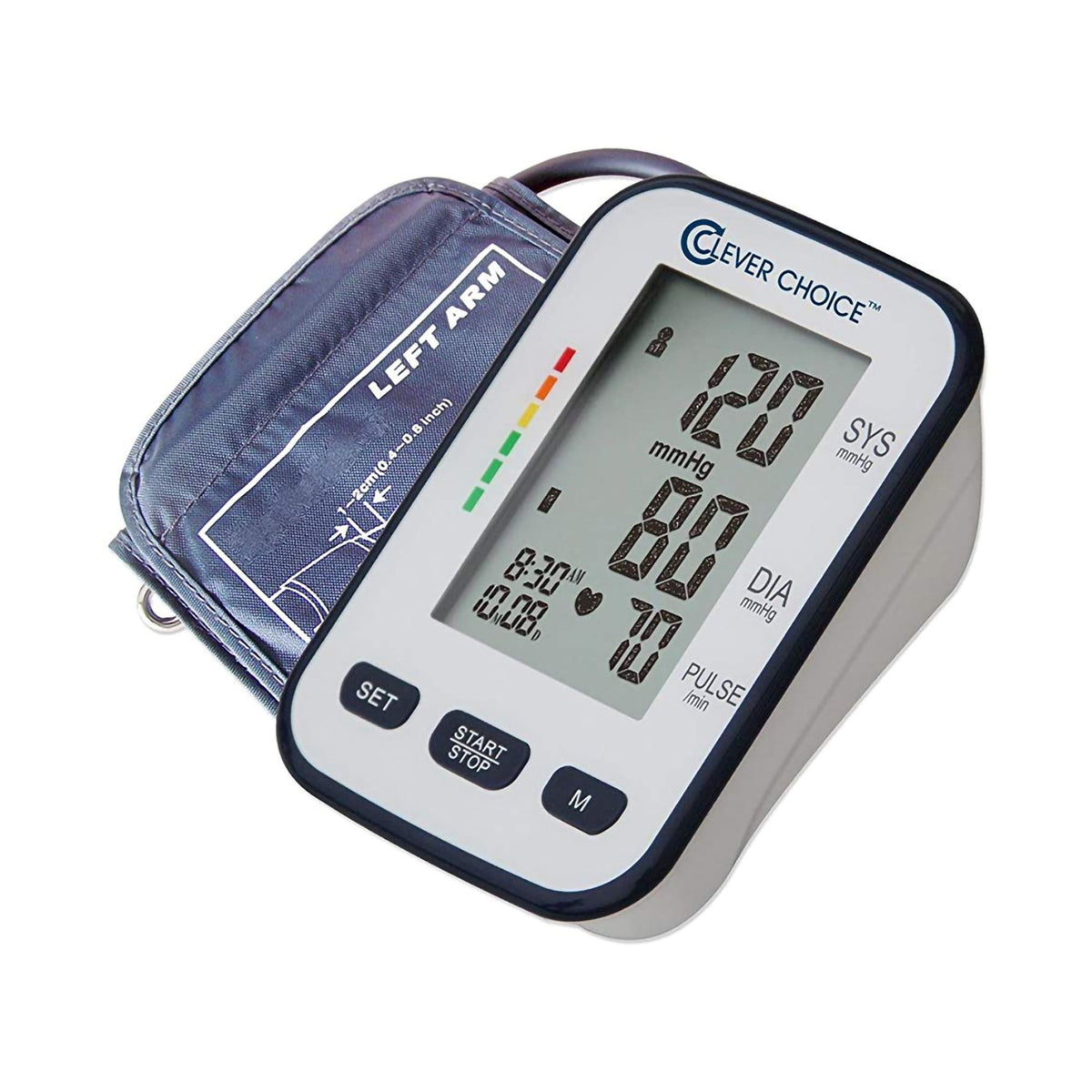 Clever Choice Fully Auto Blood Pressure Monitor-Home Automatic Digital Blood Pressure Monitor Clever Choice Large Cuff Nylon Cuff 23 - 40 cm Desk Model