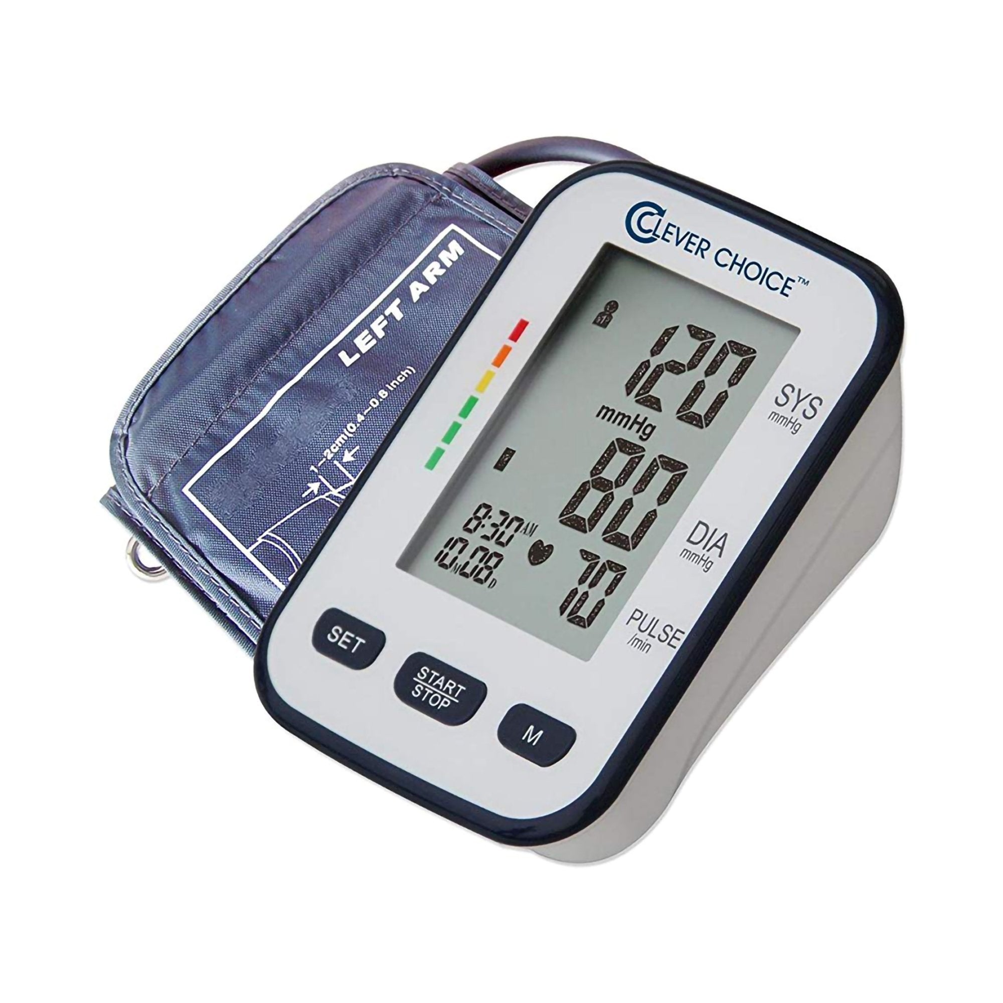 Clever Choice Fully Auto Blood Pressure Monitor-Home Automatic Digital Blood Pressure Monitor Clever Choice Large Cuff Nylon Cuff 23 - 40 cm Desk Model