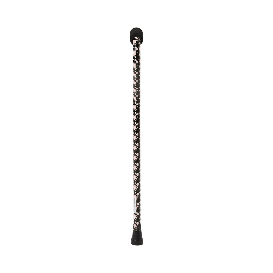 McKesson Pink Floral Offset Cane, Aluminum, 30 � 39 Inch Height-Offset Cane McKesson Aluminum 30 to 39 Inch Height Pink Floral