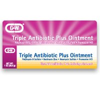 G & W First Aid Antibiotic with Pain Relief-First Aid Antibiotic with Pain Relief G & W Ointment 30 Gram Tube