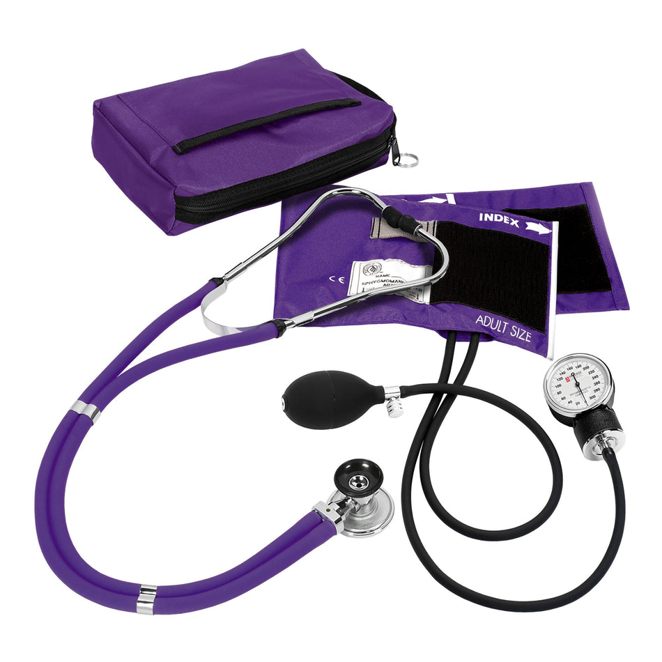 Prestige Medical Blood Pressure Kit-Reusable Aneroid / Stethoscope Set Prestige Medical 25 to 40 cm Adult Cuff Dual Head Sprague Stethoscope Pocket Aneroid