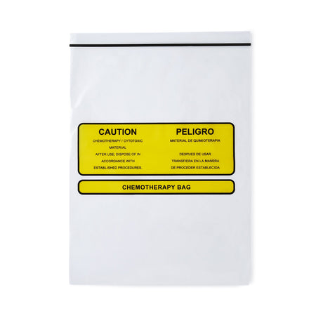 Health Care Logistics Chemo Drug Transport Bag-Chemo Drug Transport Bag HCL Clear Bag Polyethylene 9 X 12 Inch