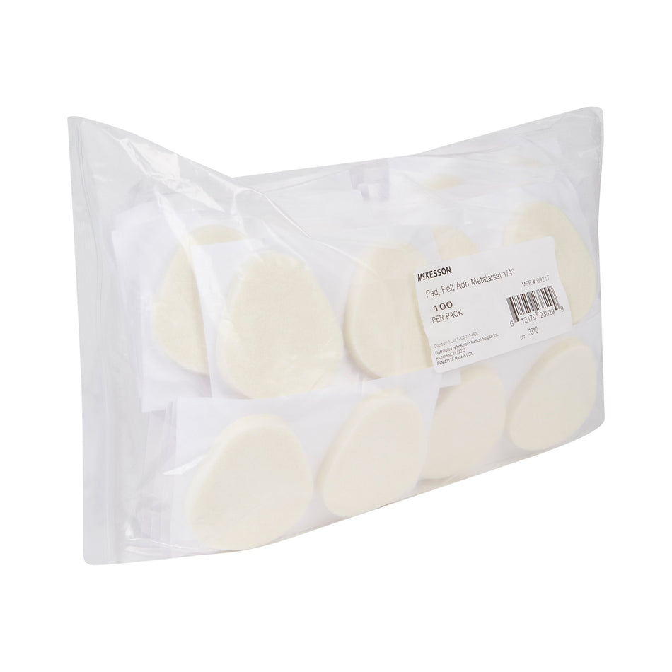 McKesson Protective Pad for Feet-Protective Pad McKesson Size 106 - Large Adhesive Foot