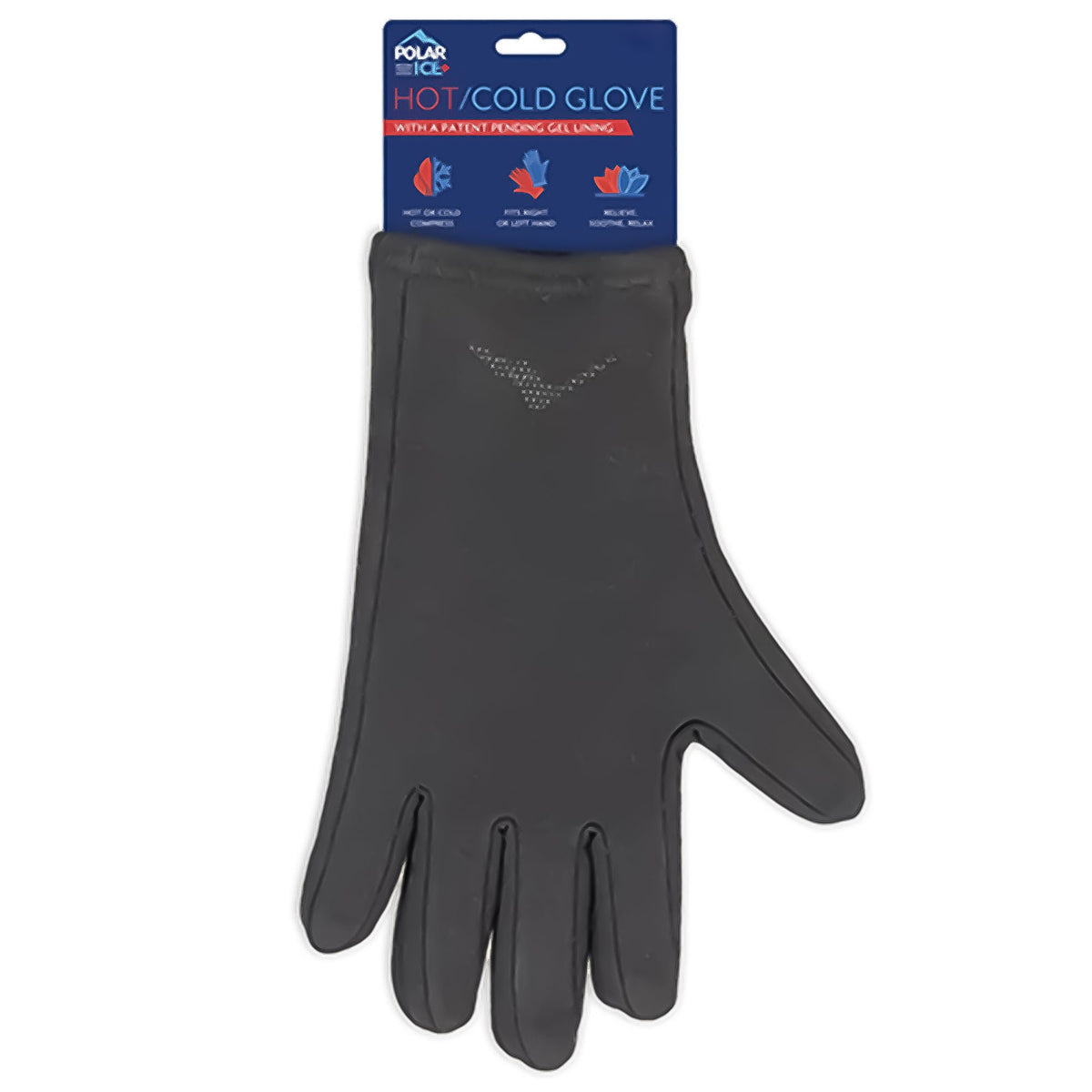 Polar Ice® Hot/Cold Glove with Flexible Gel Lining, Small - Gloves>Compression Gloves - Brownmed