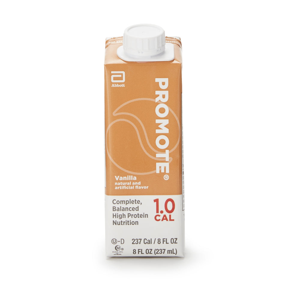 Promote Vanilla Complete, Balanced High Protein Nutrition, 8-ounce carton-Oral Supplement Promote Vanilla Flavor Liquid 8 oz. Carton
