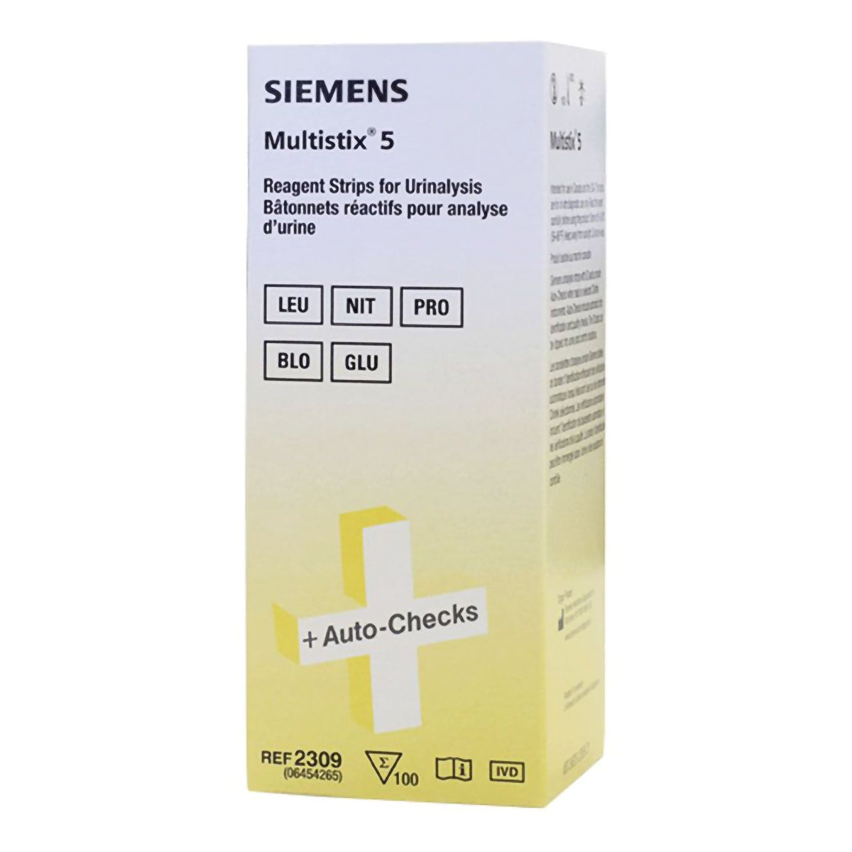 Multistix 5 Urinalysis Reagent, Blood, Glucose, Leukocytes, Protein and Nitrite tests-"Urinalysis Reagent Multistix 5 Blood, Glucose, Leukocytes, Protein, Nitrite CLIA Waived For Urinalysis"