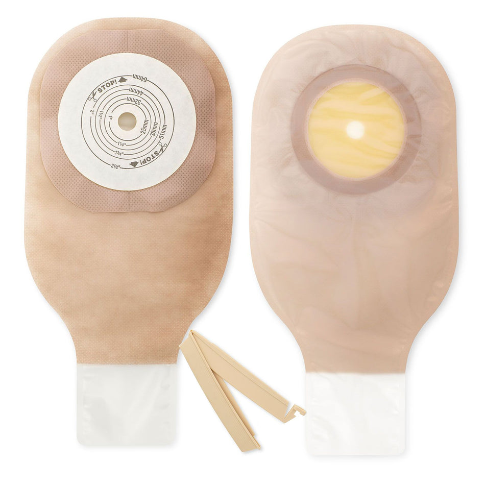 Premier One-Piece Drainable Ultra-Clear Ostomy Pouch, 12-Inch Length, Up to 2 Inch Stoma-"Ostomy Pouch Premier One-Piece System 12 Inch Length Flat, Trim to Fit Up to 2-1/2 Inch Stoma Drainable"