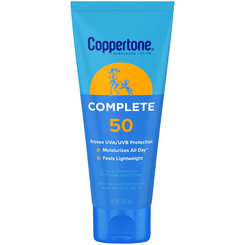 Coppertone� Complete SPF 50 Sunscreen, 7 oz.-Sunscreen Coppertone� Complete SPF 50 Lotion 7 oz. Tube