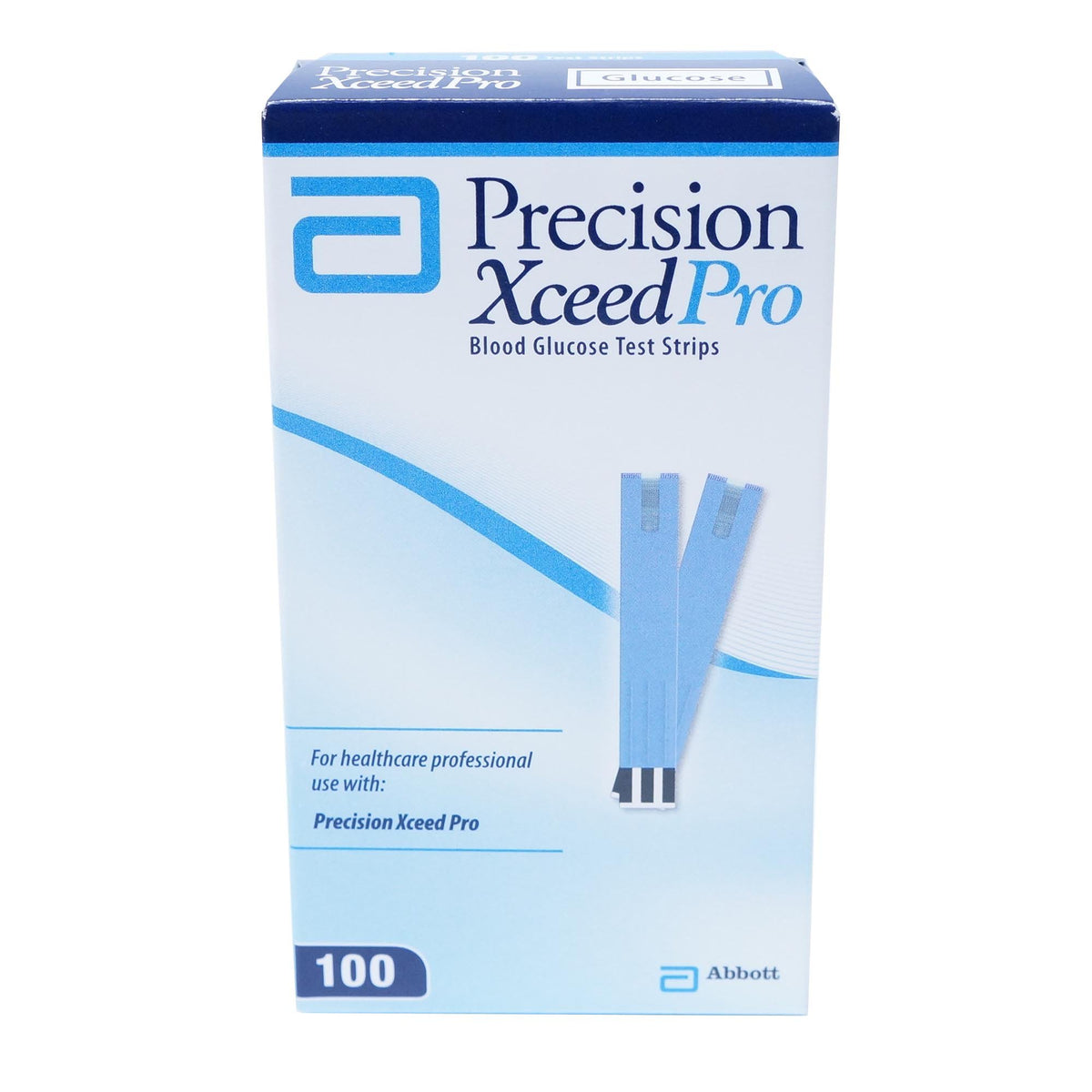 Precision Xceed Pro Blood Glucose Test Strip-Blood Ketone Test Strips Precision Xceed Pro 100 Strips per Pack