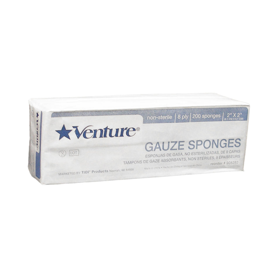 Venture™ Gauze Sponge, 2 x 2 Inch