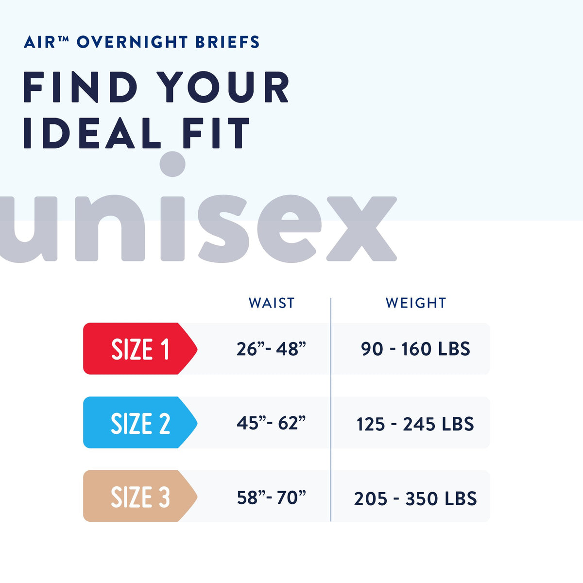 Prevail Air™ Overnight Briefs Overnight Absorbency, Size 3 - Incontinence>Adult Briefs and Protective Undergarments - Firs...