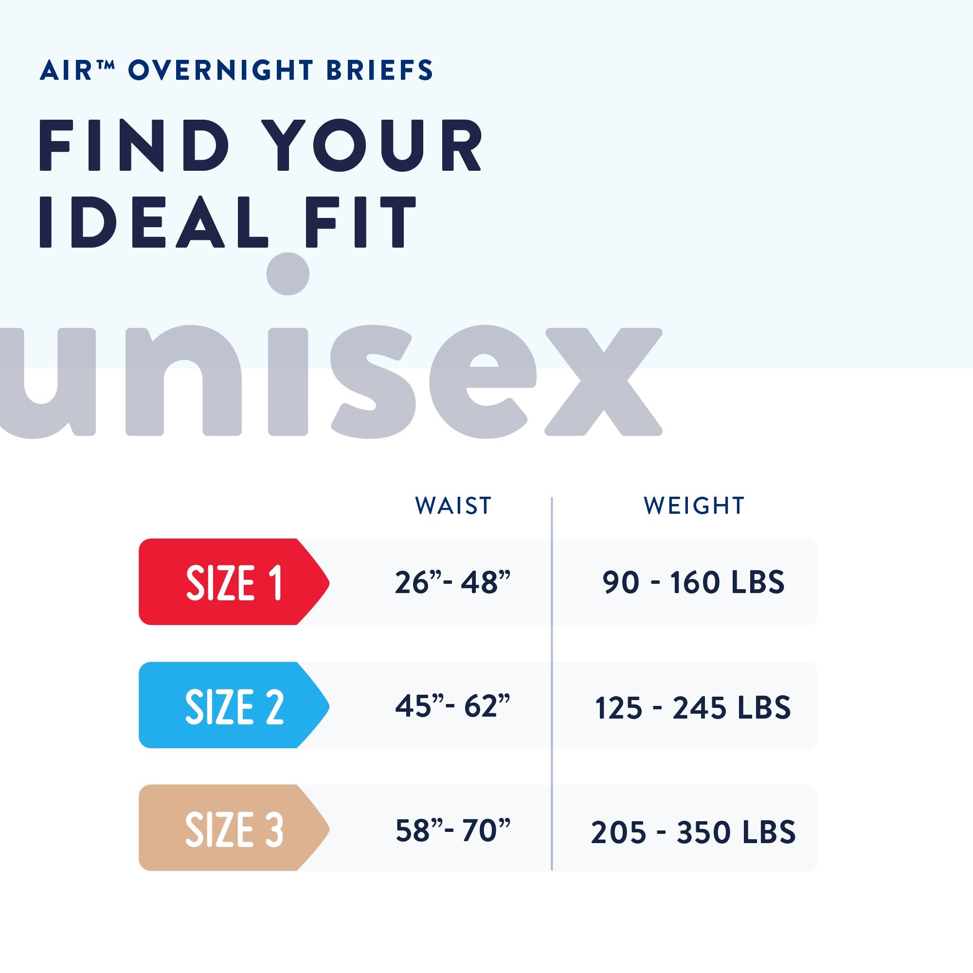 Prevail Air™ Overnight Briefs Overnight Absorbency, Size 3 - Incontinence>Adult Briefs and Protective Undergarments - Firs...