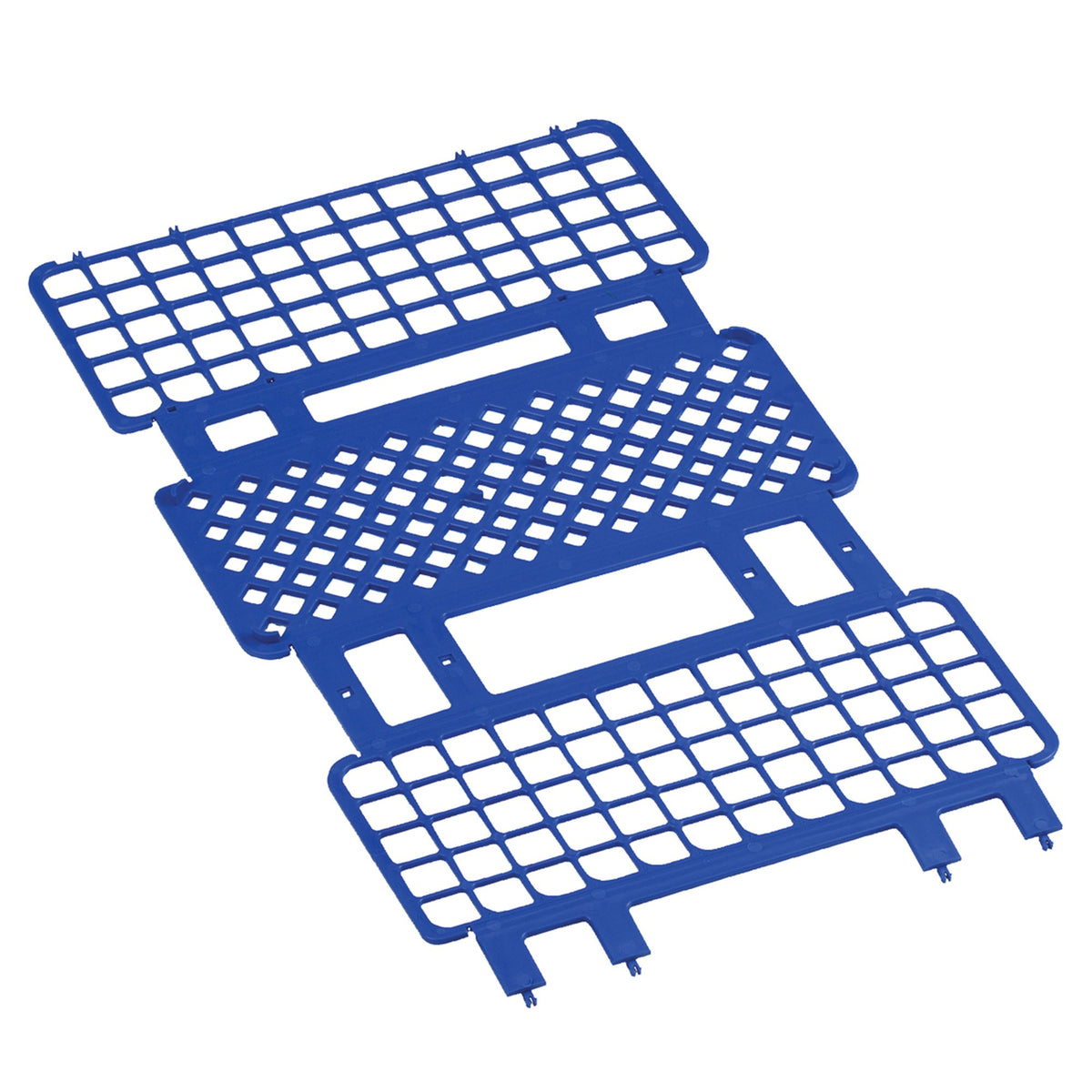 Heathrow Scientific Test Tube Rack, 2-2/5 x 4-1/8 x 9-2/3 Inch-Fold and Snap Test Tube Rack 60 Place 5 to 15 mL Tube Size Blue 2-2/5 X 4-1/8 X 9-2/3 Inch