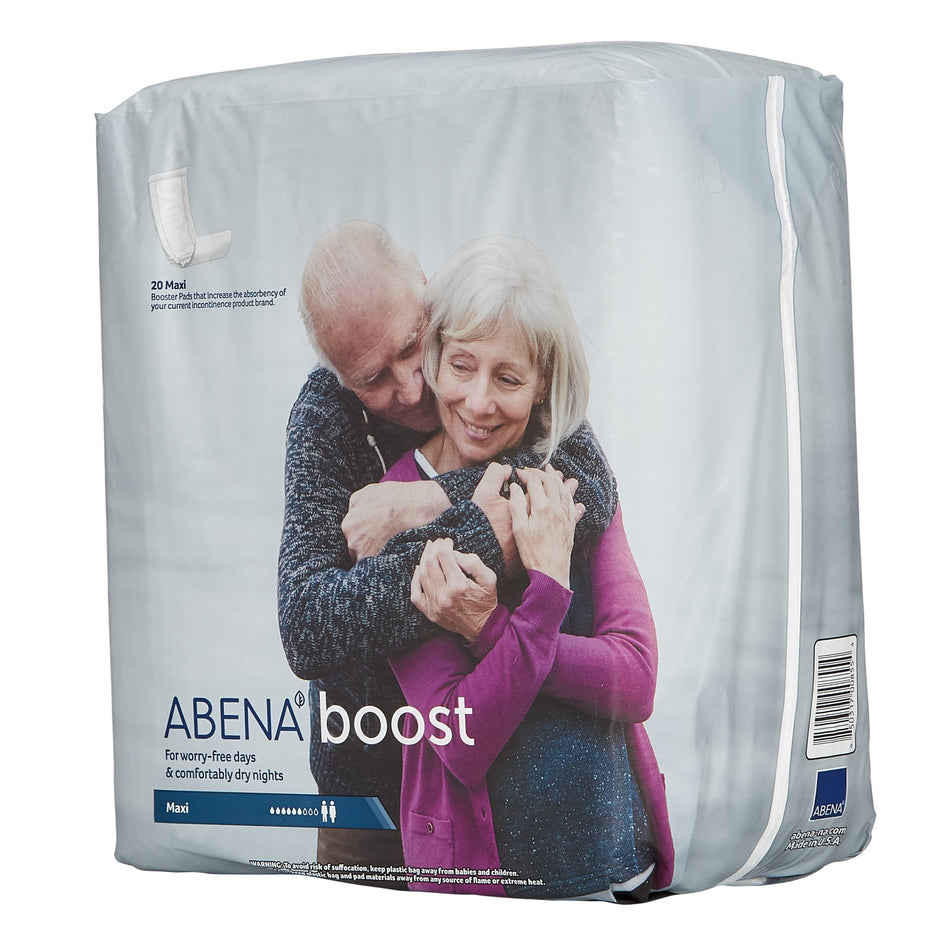 Abena Boost Maxi Incontinence Booster Pad, 6 x 24 Inch-Booster Pad Abena Boost 6-1/4 X 24 Inch Moderate Absorbency Fluff / Polymer Core One Size Fits Most
