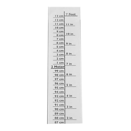 Pedia Pals Height Chart-Height Chart Pedia Pals 7 Foot Height Laminated
