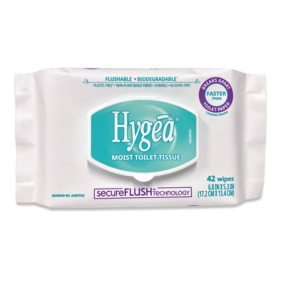 Hygea� Moist Toilet Tissue-Flushable Personal Wipe Hygea� Soft Pack Scented 42 Count