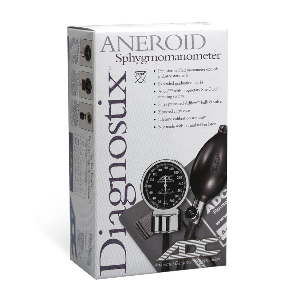 Diagnostix� Aneroid Sphygmomanometer-Aneroid Sphygmomanometer Unit Diagnostix�720 Series Large Adult Cuff Nylon Cuff 34 - 50 cm Pocket Aneroid