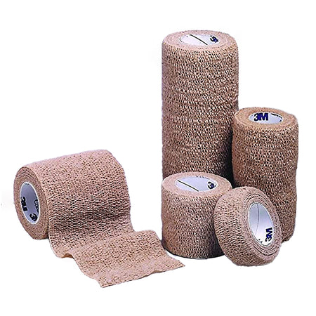 3M™ Coban™ Self-adherent Closure Cohesive Bandage, 3 Inch x 5 Yard, Tan - Wound Care>General Wound Care>Compression Bandag...