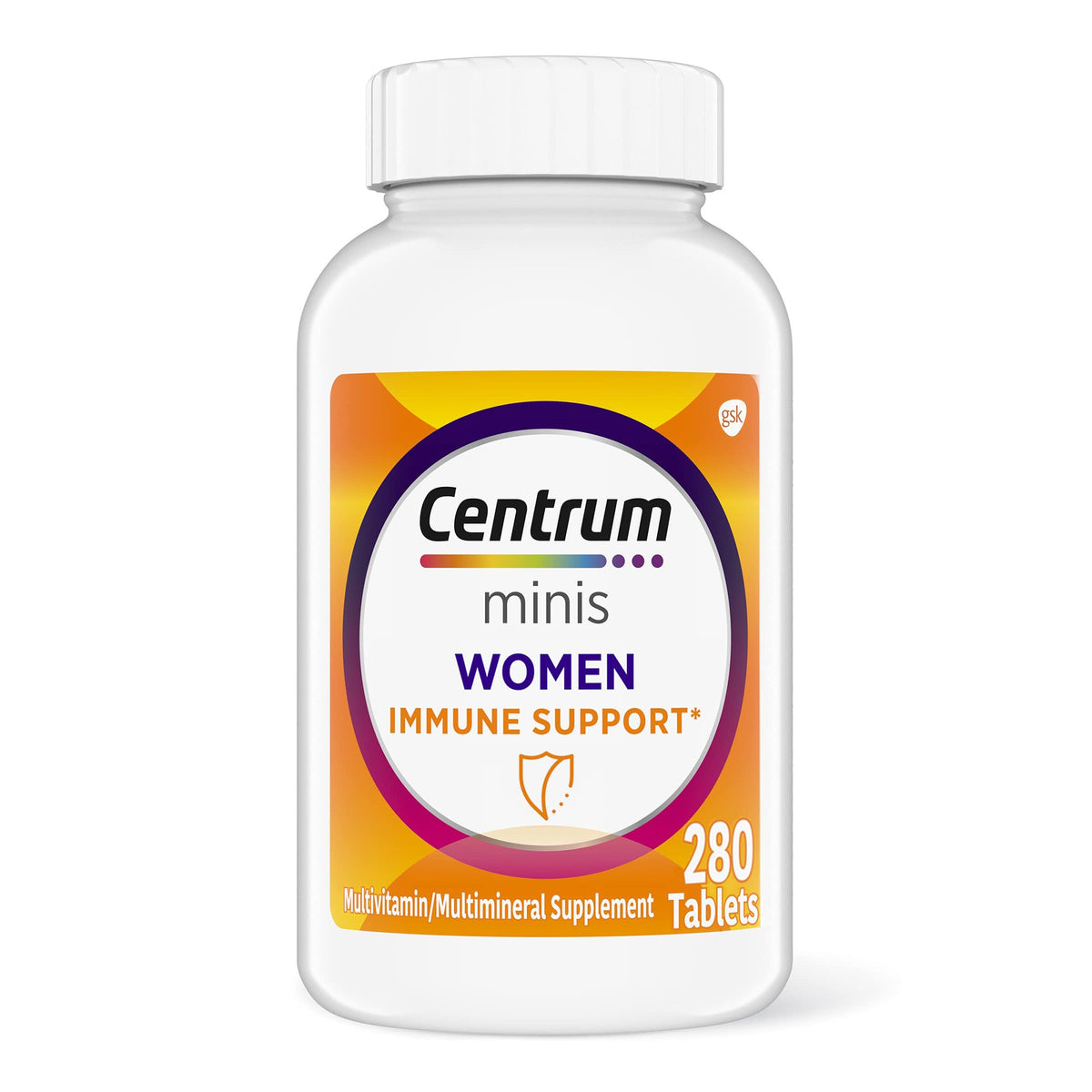Immune Support Supplement Centrum® Women Tablet 160 per Bottle