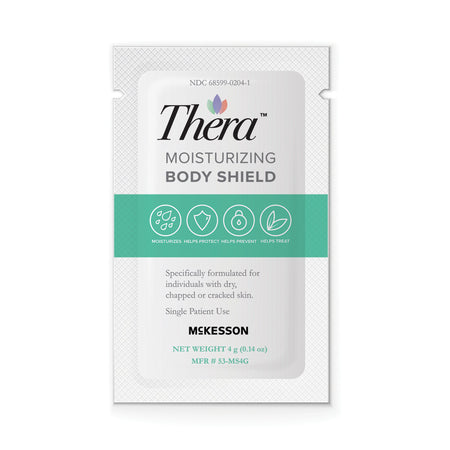 McKesson Thera Moisturizing Body Shield, Individual Packets-Skin Protectant Thera Moisturizing Body Shield 4 Gram Individual Packet Scented Cream