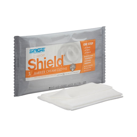 Comfort Shield Incontinent Care Wipe, 3 per Pack-Incontinence Care Wipe Comfort Shield Soft Pack Unscented 3 Count