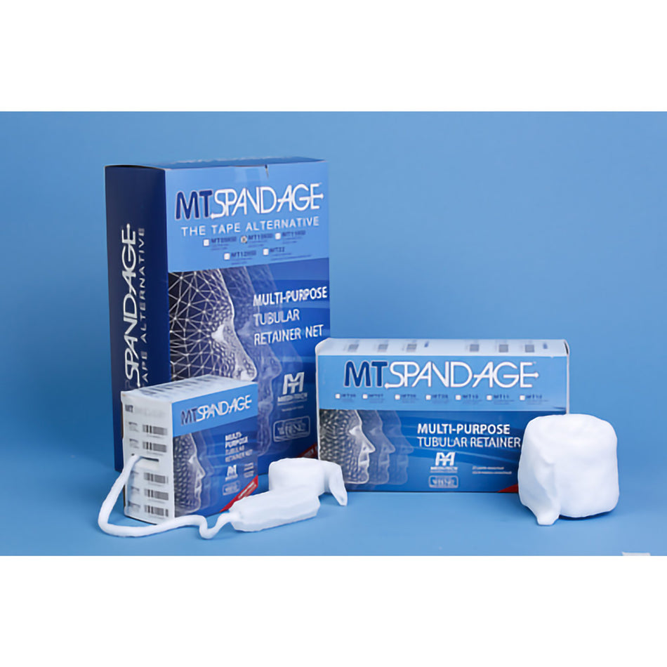 MT Spandage� Elastic Net Dressing, Size 8, 30 Yard-Elastic Net Retainer Dressing MT Spandage� Tubular Elastic 25 Yard Size 8 White Medium Chest / Back / Perineum / Axilla NonSterile