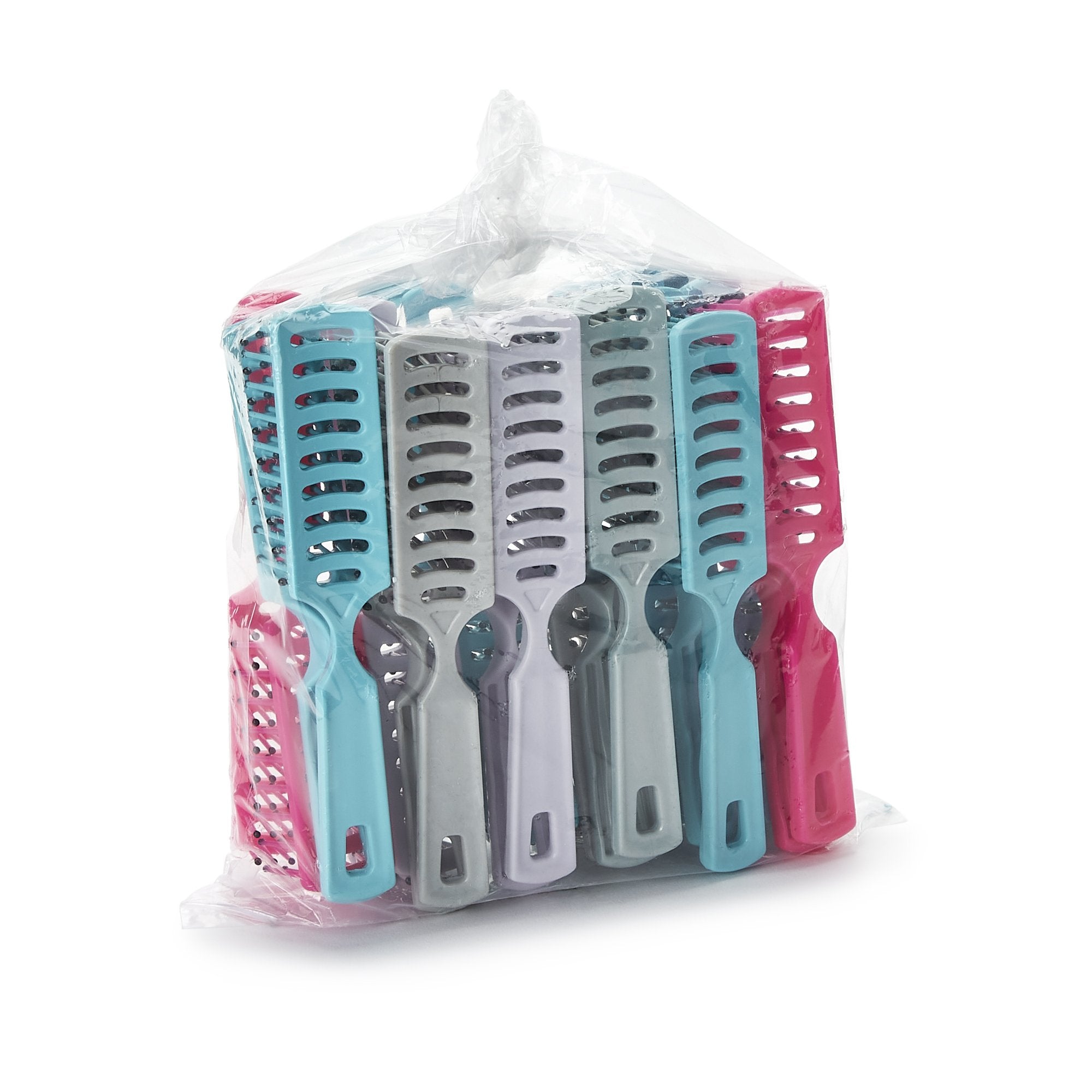 Cardinal Vented Hairbrush, 7.5 in.-Hairbrush Cardinal Ball Tip Bristles 7.5 Inch