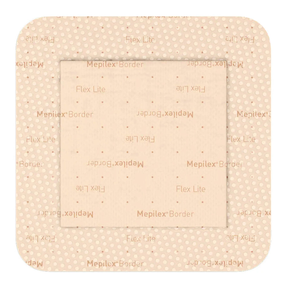 Mepilex� Border Flex Lite Silicone Foam Dressing, 6 x 6 Inch-Thin Foam Dressing Mepilex� Border Flex Lite 6 X 6 Inch With Border Film Backing Silicone Adhesive Square Sterile