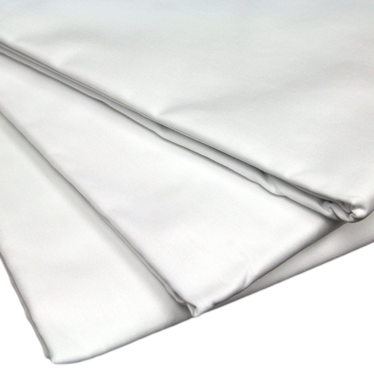 T-180 Elite Collection Flat Bed Sheet, 66 x 104 Inch-Bed Sheet Flat 66 X 104 Inch White 55% Cotton / 45% Polyester Reusable