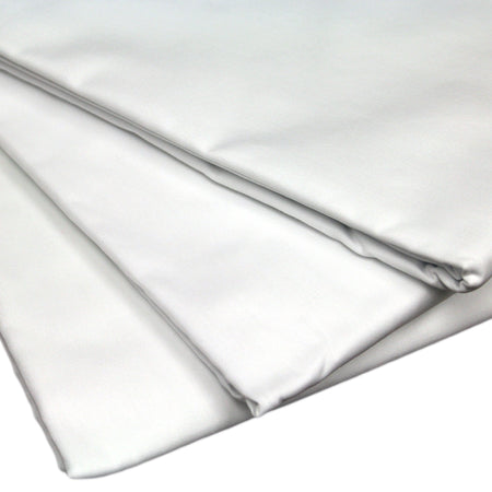 T-180 Elite Collection Flat Bed Sheet, 66 x 104 Inch-Bed Sheet Flat 66 X 104 Inch White 55% Cotton / 45% Polyester Reusable