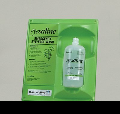Eyesaline® Eye Wash Station-Eyewash Station Eyesaline® Wall Mount 32 oz. Bottle